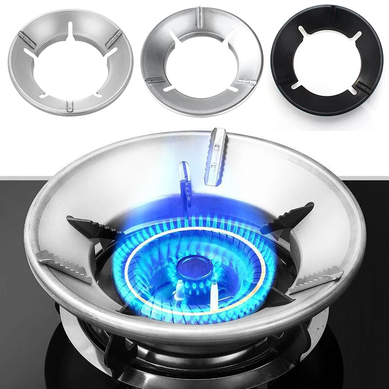 

Metal Gas Stove Windshield Polyfire Energy-Saving Windshield Hood Household Gas Stove Wind Shield Bracket for LPG Cooker TT-best
