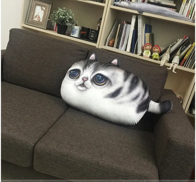 

Throw Pillow Tail Cat Cushion 3D Printing Sofa Cushion