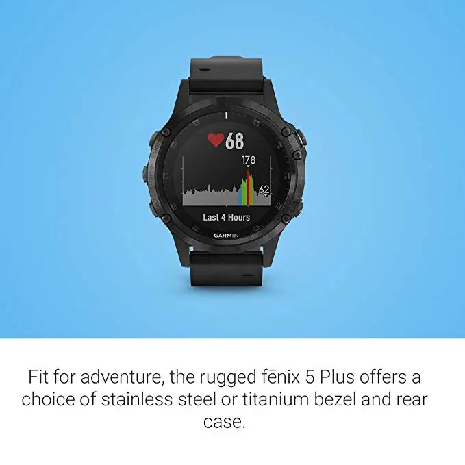 Оригинальные Смарт часы Garmin Fenix 5 Plus с GPS для гольфа Водонепроницаемость 100 м