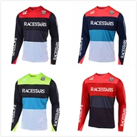 racestars real ropa ciclismo moto mtb jersey dh take custom motocross long sleeve cycling jerseys downhill wear shirts maillot