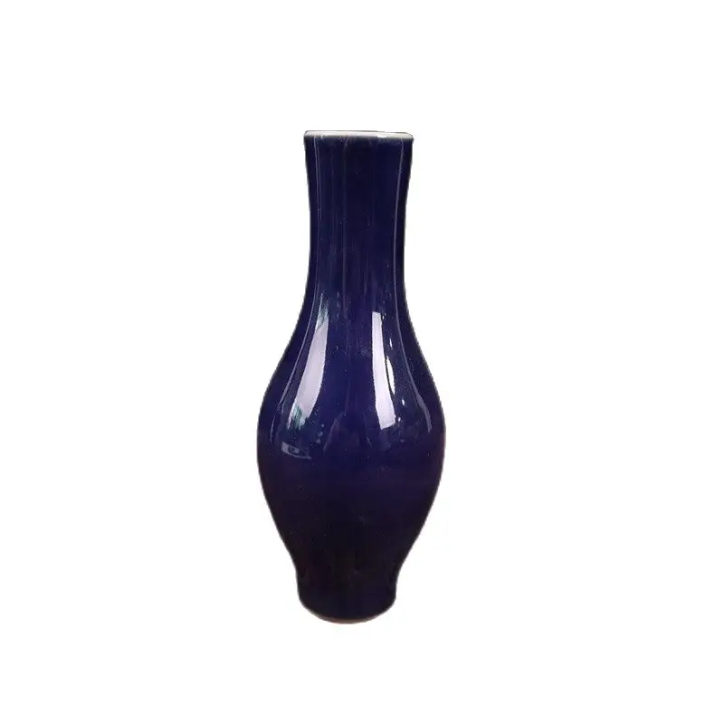 

Chinese Old Porcelain Blue Glazed Vase