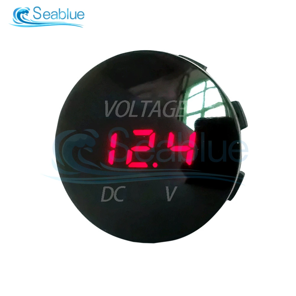 

DC 5V 12V 24V 48V Автомобиль Мотоцикл вольтметр Водонепроницаемый светодиодный цифровой Напряжение Mete тестер для авто мотоцикла Лодка ATV UTV грузовик
