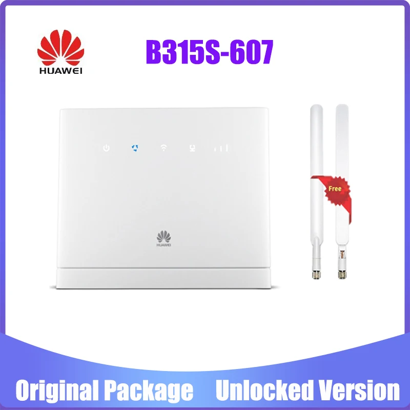 Разблокированный Wi-Fi роутер HUAWEI B315 CPE 150 Мбит/с 4G LTE FDD беспроводной шлюз с 2 антеннами