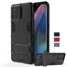 For Oppo Find X3 Pro Case Cover Find X2 Lite Neo Robot Holder Stand Shockproof Bumper Armor Phone Back Case For Oppo Find X3 Pro