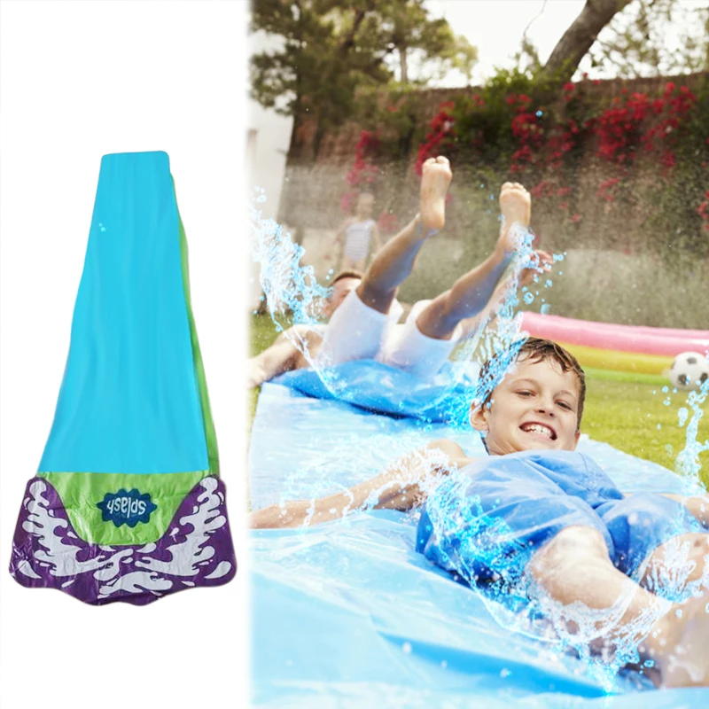 

Гигантская водная горка для серфинга, 4,8 м, веселые лужайки, бассейны для детей, летние водные горки, игровой центр, уличные игрушки для взрос...