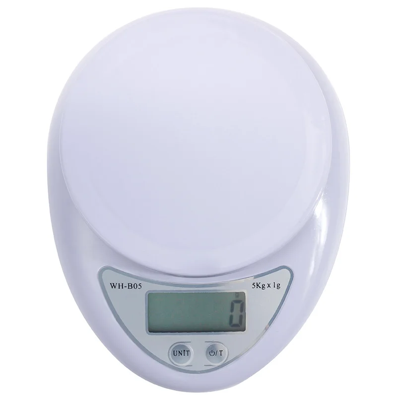 

NEW 5kg/1g 1kg/0.1g Portable Digital Scale LED Electronic Scales Postal Food Measuring Weight Kitchen LED Electronic Scales