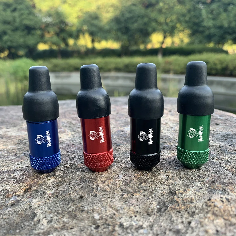 Алюминиевый ниппель для курения табака металлическая мини-трубка с резиновым