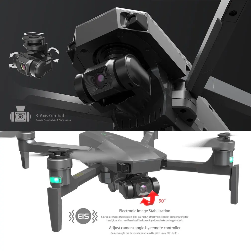 Дрон MJX Bugs B16 PRO Pro профессиональный Квадрокоптер с камерой 4K три оси стабилизатор