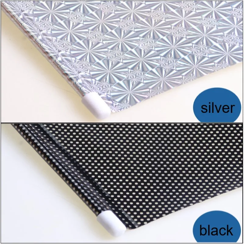 Растягивающаяся Солнцезащитная накидка из ПВХ для автомобиля серебристая