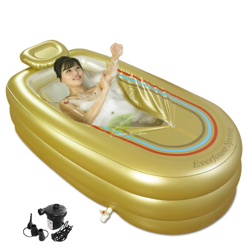 

Extra Large Inflatable Bathtub Tub Adult Grown House Bathtub With Insulated Pillow With Electric Pump