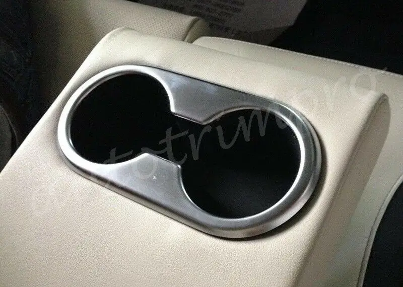 Внутренние детали из АБС хрома крышка для водяного стакана на заднее сиденье