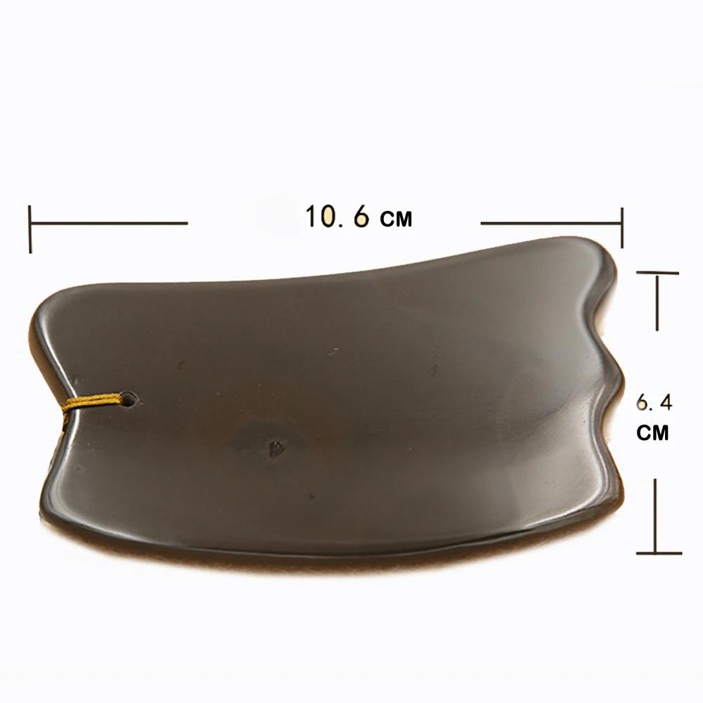 5A grade SiBin brown color Bian stone massage guasha beauty face plate 100% original backpain relief relax anti wrinkle |