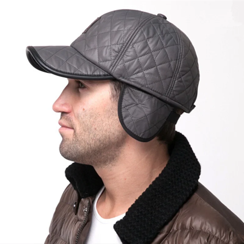 Высокое качество 2017 бейсбольная кепка для мужчин осень зима модные шапки из