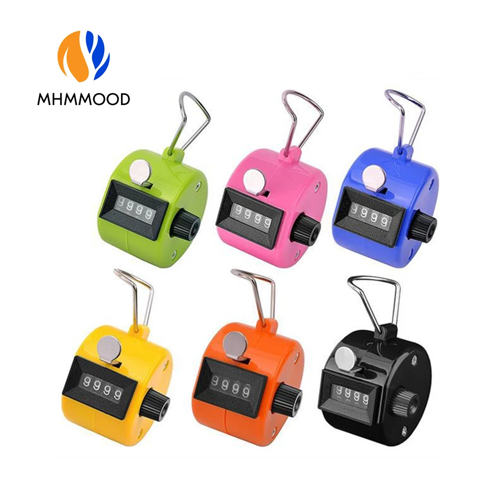 Мини Портативный цифровой подсчет 4 цифр счетчики пластиковый корпус