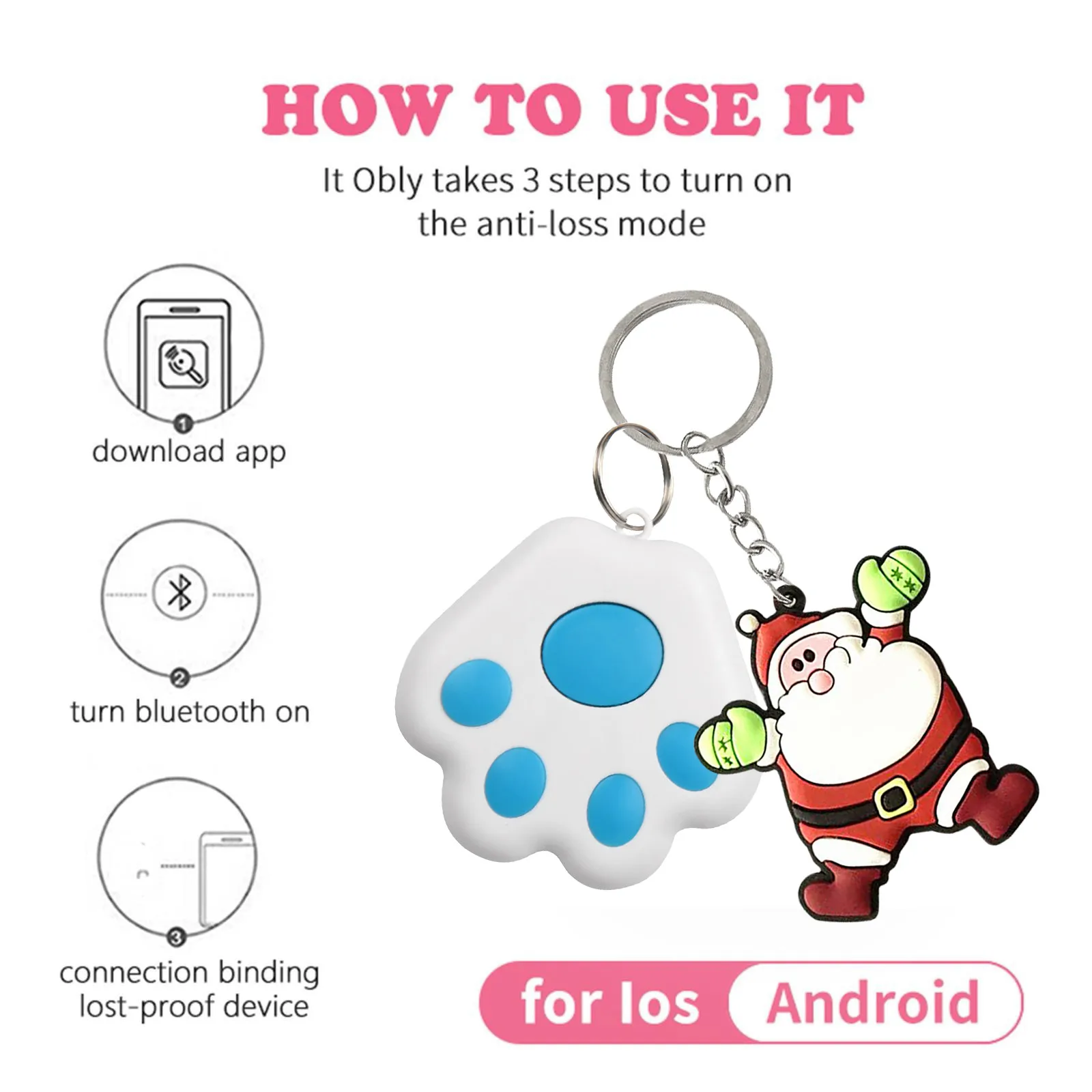 Смарт-трекер для поиска ключей устройство против потери водонепроницаемый