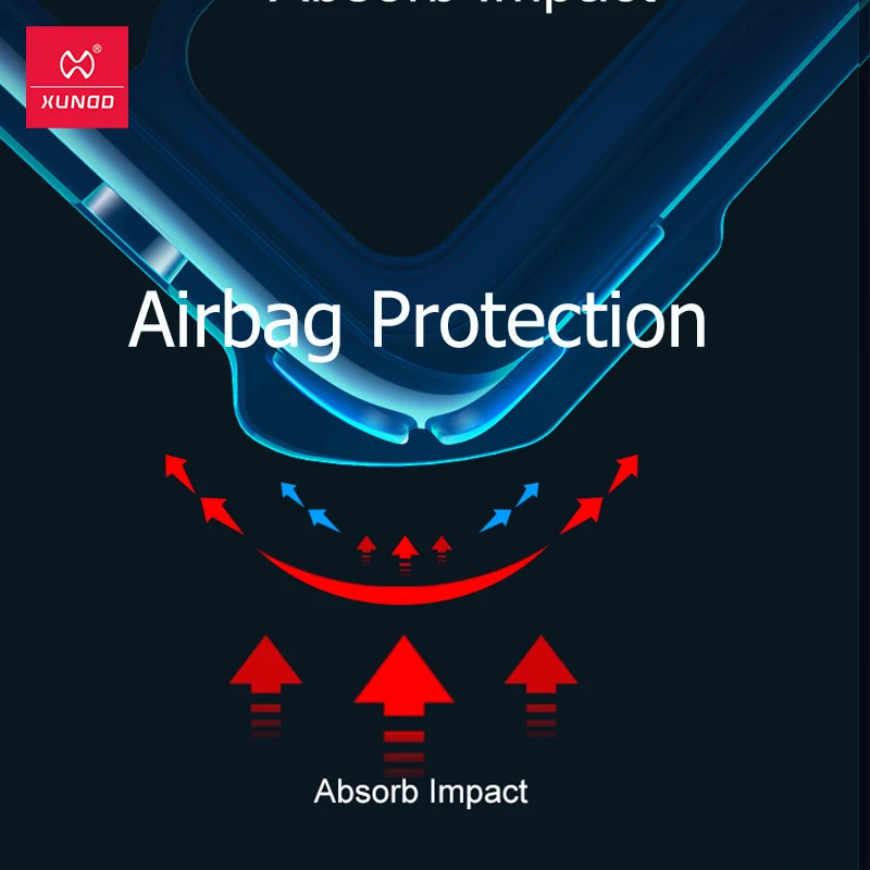 xundd case for huawei p40 pro phone case transparent cover soft back fitted protective cover shell airbag for huawei p40 case free global shipping