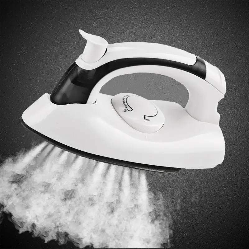 

Mini Portable Foldable Electric Steam Iron for Clothes with 3 Gears Baseplate Handheld Flatiron Home Travelling Use