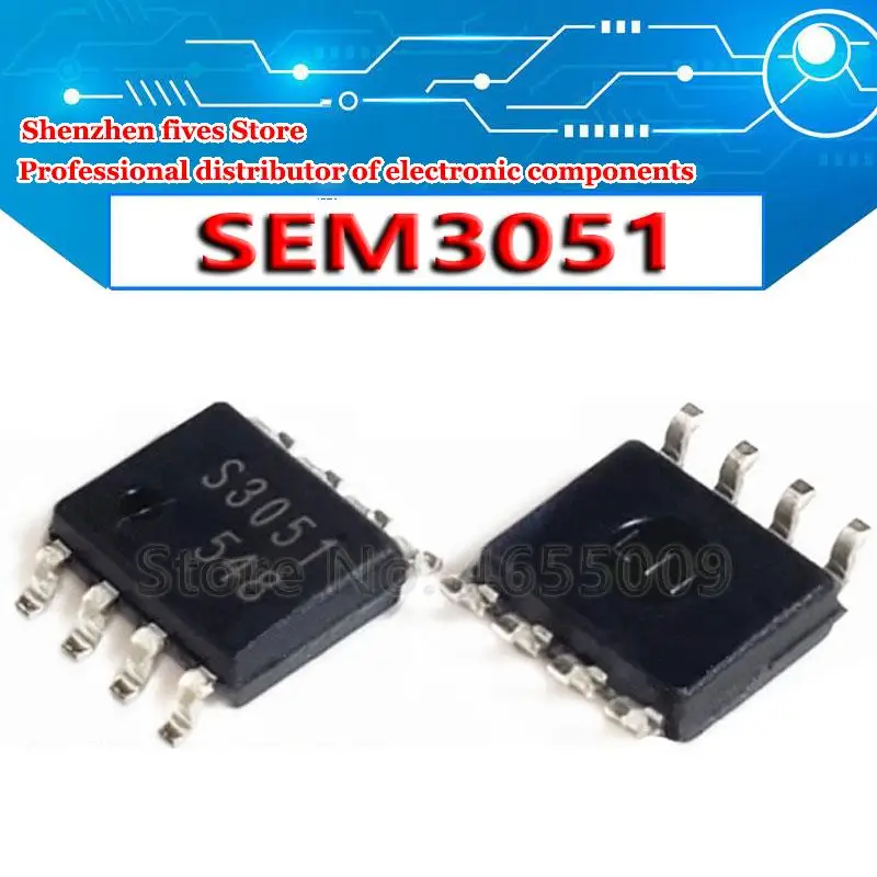 

5 шт./лот S3051 SEM3051 соп-8 ЖК-чип питания в наличии новый оригинальный IC