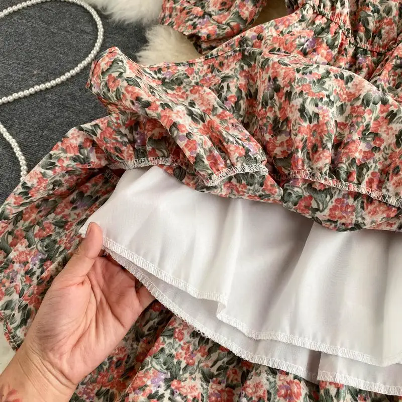 

2020 new fashion women's clothing O-Neck Print women dress