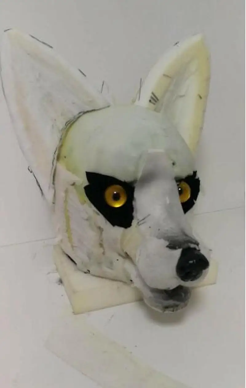 Gray Husky Wolf Dog Fox Fursuit Furry Mascot Costume Cool Halloween Party Fursuit Unisex Adult Kid Animal Cosplay Fancy Dress