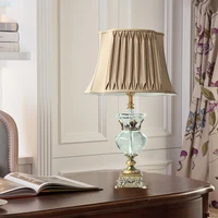 luxury table lamps living room crystal table lamp bedroom gold base desk lights study table lighting bedside crystal home decor