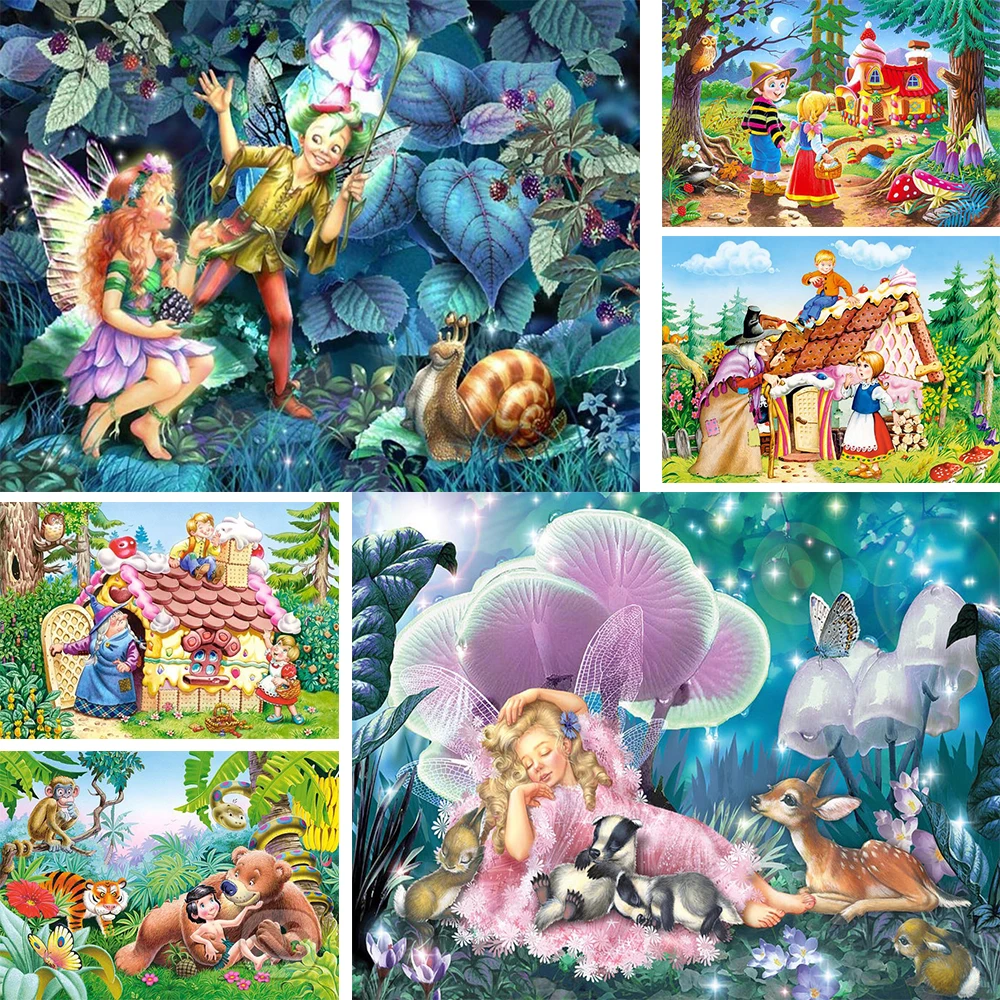 Мультфильм 5D Сделай Сам Алмазная картина полная круглая/квадратная вышивка