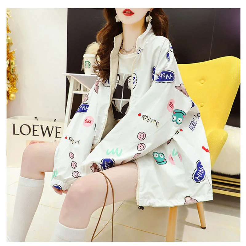 Позитивная и отрицательная куртка женская весна-осень 2021 новый весенний