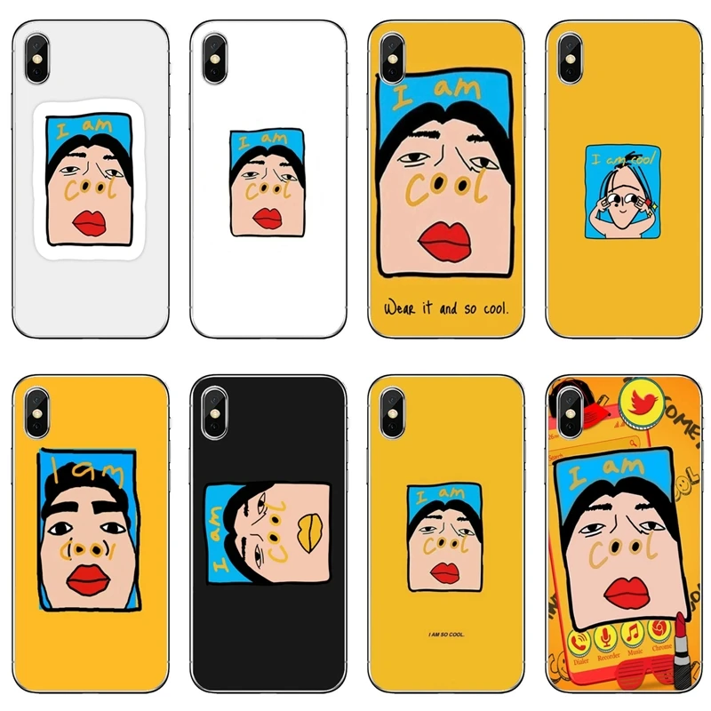 Силиконовый чехол для телефона I AM COOL Girl Memes Huawei Mate 20 30 lite Honor 10i 9X 10 Lite 8S 8C 8X 7C 7X 7A Pro 6A