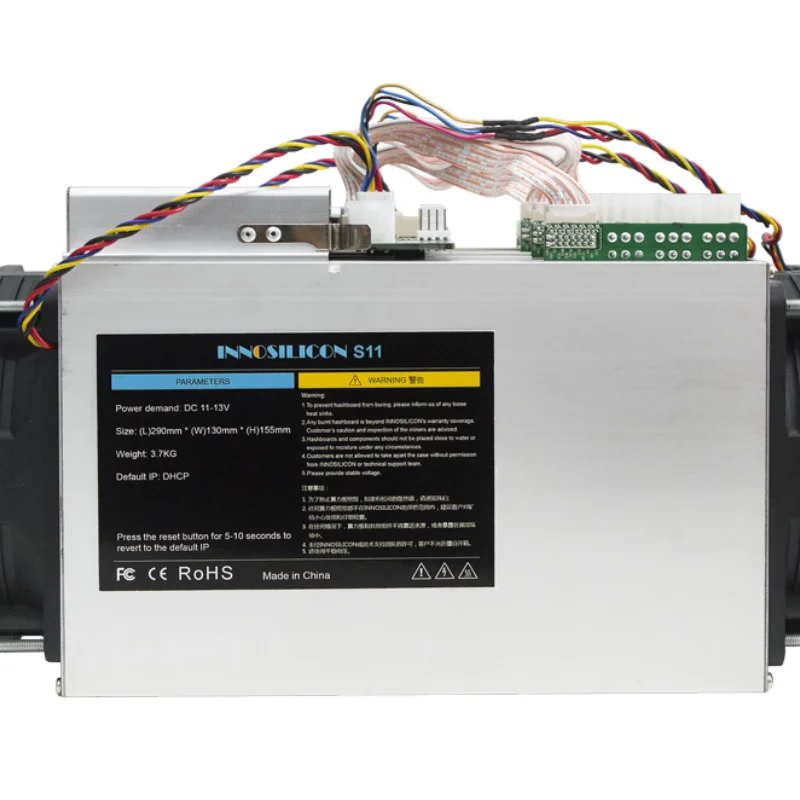 Новейший Innosilicon S11 SiaMaster 3.83th/S 1380W SIACOIN Blake2b Asic Miner лучше чем Antminer A3 | Безопасность и