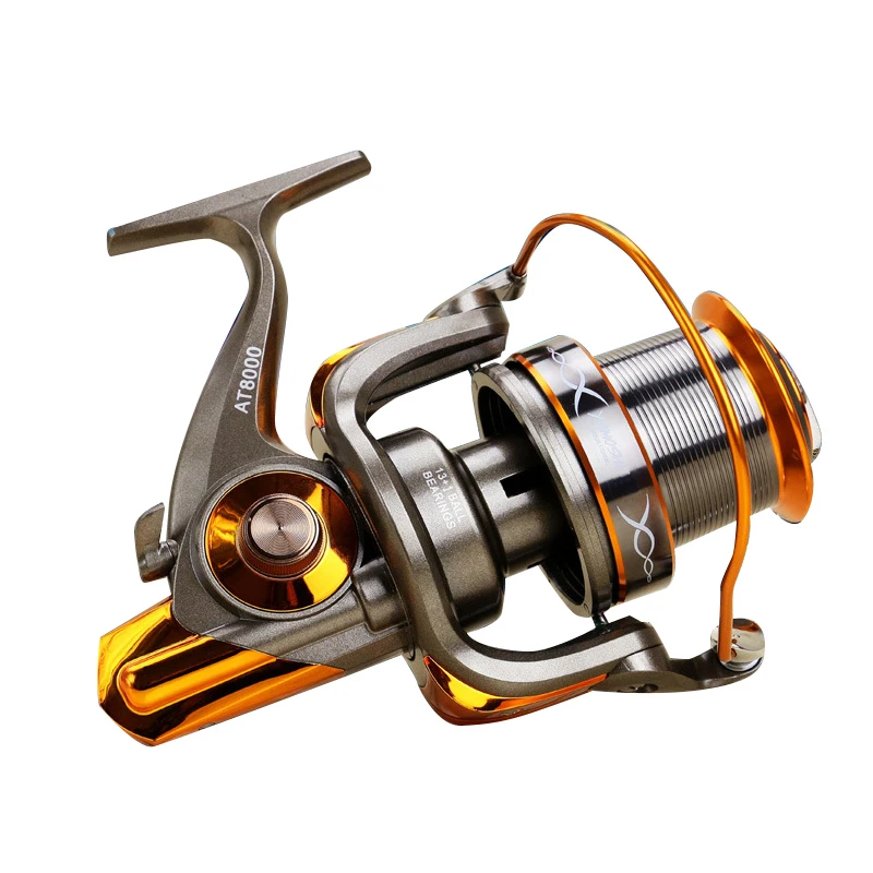 Yumoshi 8000-9000 metal 13+1BB Spinning Fishing Reels One Way Clutch Reel surf casting molinete Feeder troll | Спорт и развлечения