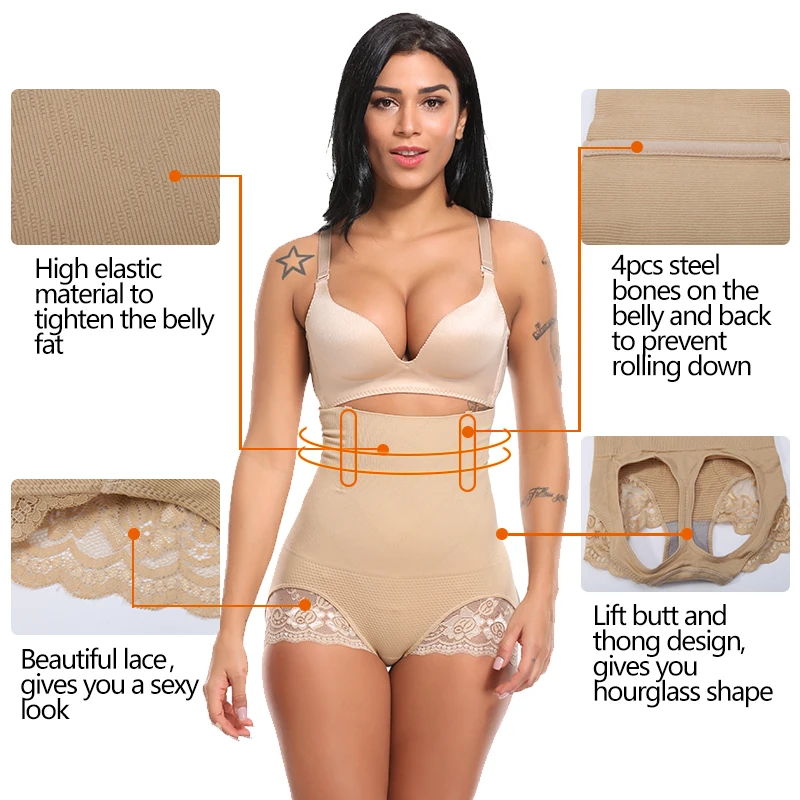 Сексуальные кружевные трусики Танга трусы формирователь с высокой талией