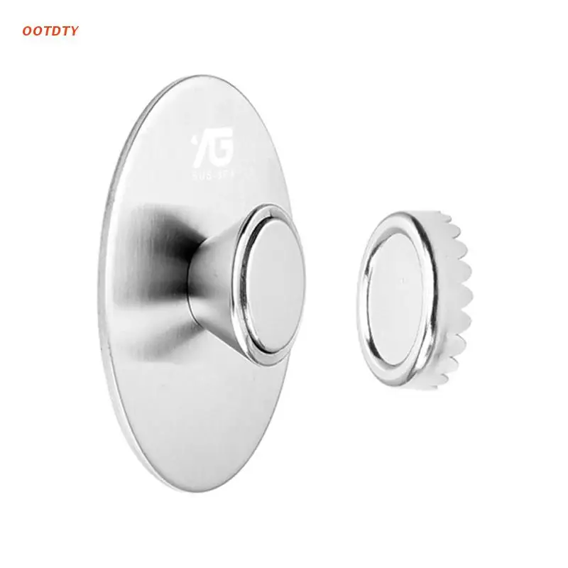 

Wall Mounted Magnetic Soap Holder Rustproof Stainless Soap Holder Silver Magnetic Soap Holder for Bathroom Kitchen