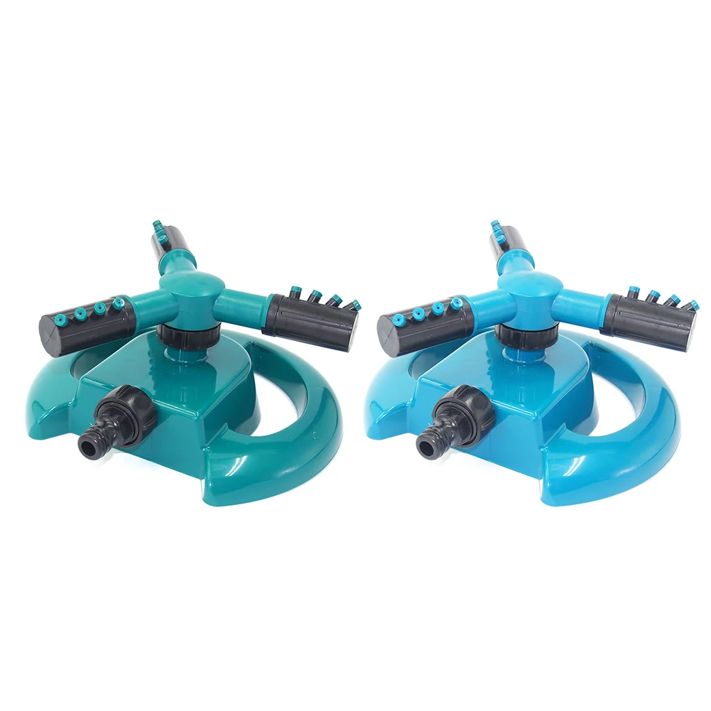 Спринклеры для сада с автоматическим поливом газона 360 градусов 3 насадки круглая