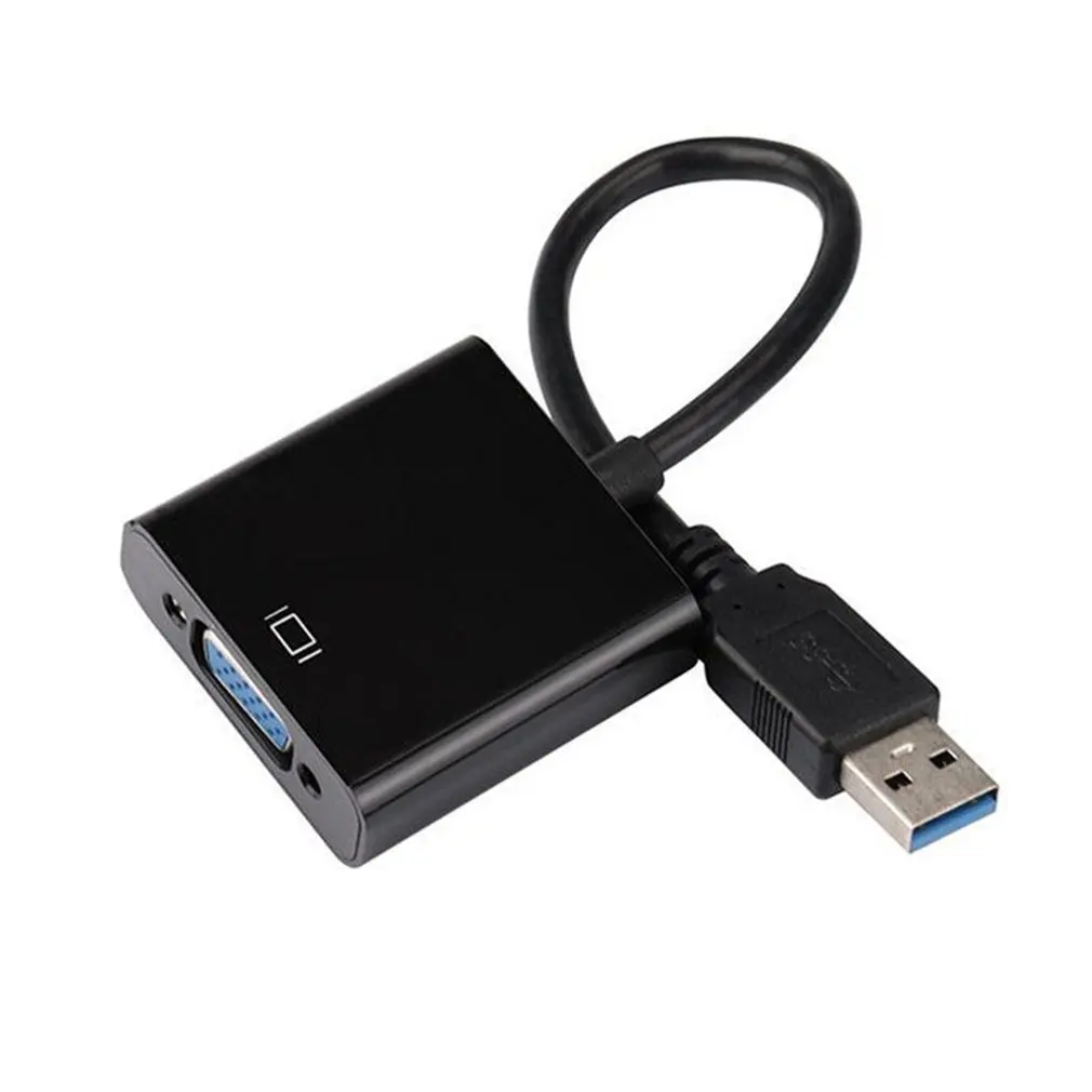 

Адаптер USB на VGA, внешняя видеокарта USB 2,0/3,0 на VGA, мультипреобразователь дисплея для настольного ПК, монитора, проектора