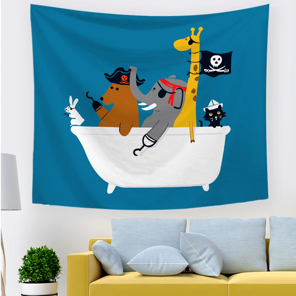 

Cartoon character tapestry tapestry room living room decoration tapestry