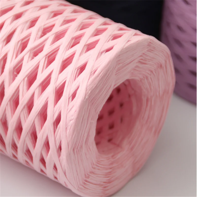 

1 Roll 200M Raffia Paper Ribbons Packing Twine Rope For Christmas Gift Box Wrapping Package DIY Crafts Party Decorations