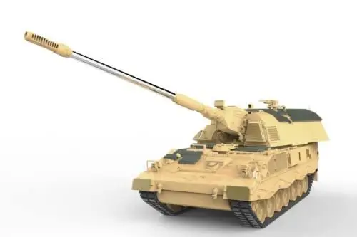 Meng Model 1/35 TS-019 German Panzerhaubitze 2000 w/ADD-ON Armor |