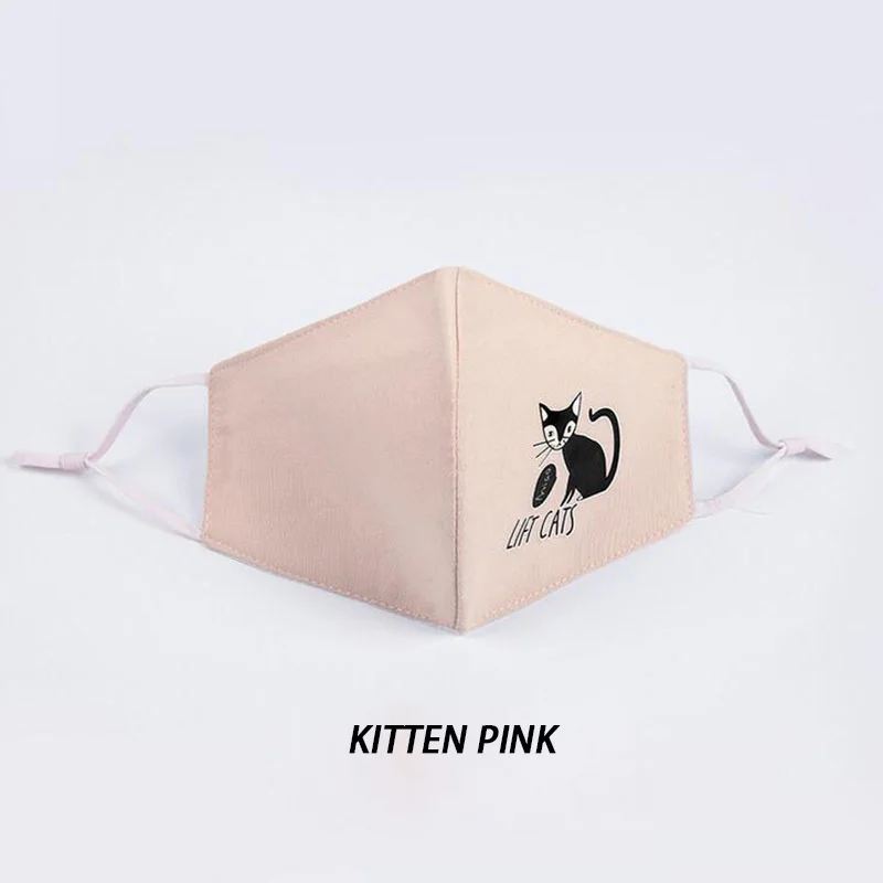 Новинка мультяшная модная маска для лица Guli bear с надписью черная защитой от