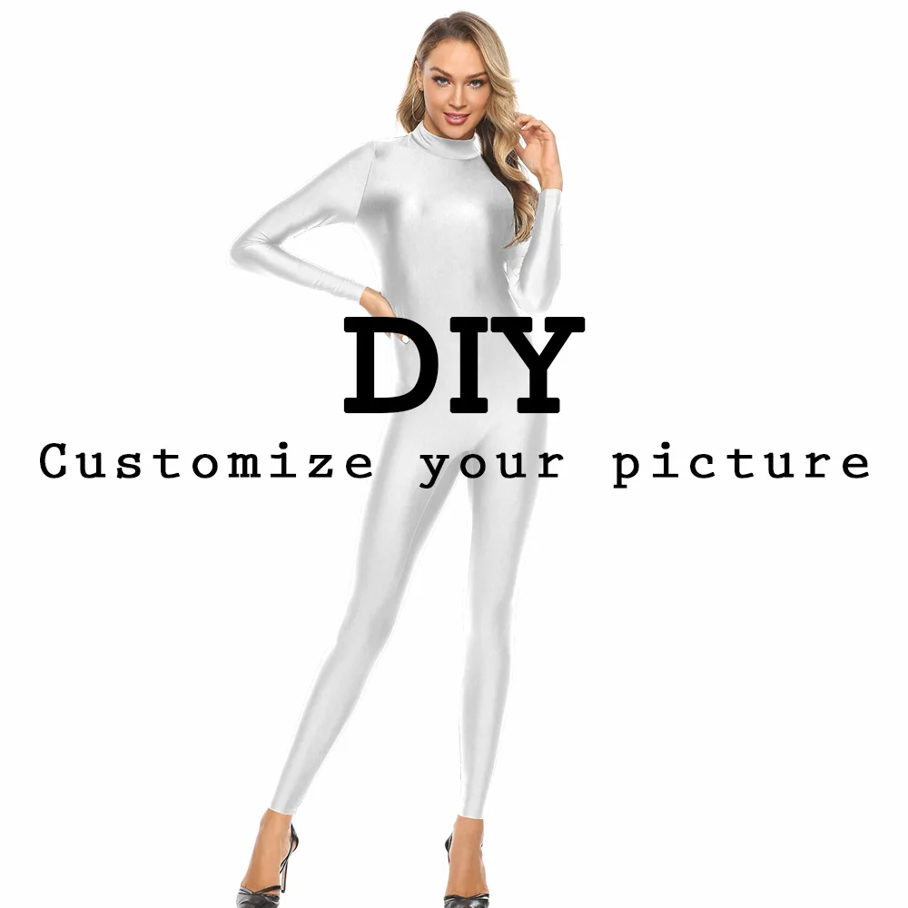 NADANBAO DIY Настроить комбинезоны 3D цифровая печать женские боди
