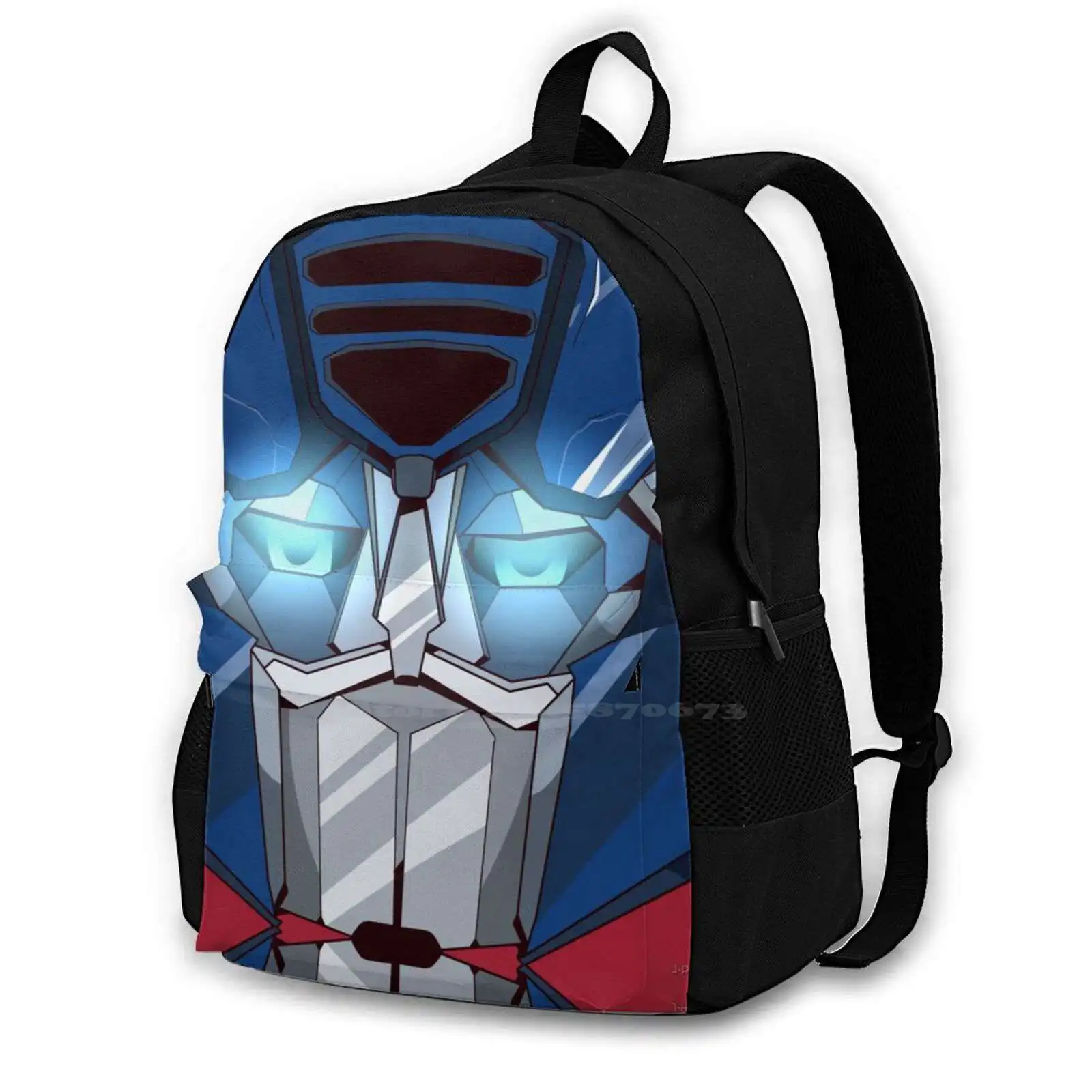 

Optimus Prime Travel Laptop Bagpack School Bags Optimus Prime Robot Face