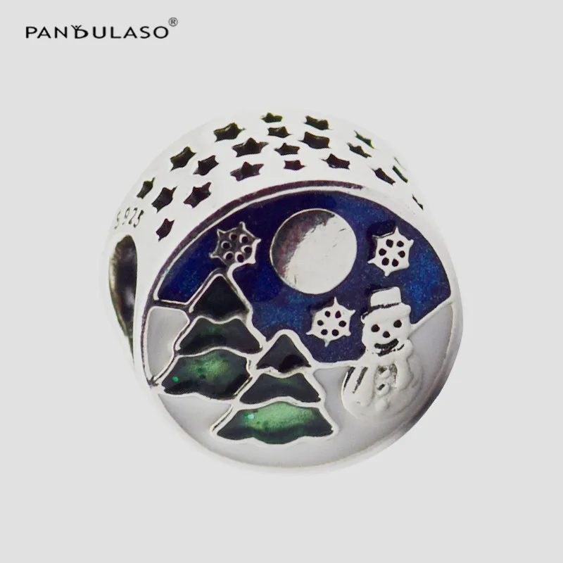 DIY бусины Снежная страна чудес очаровательные украшения подходят для