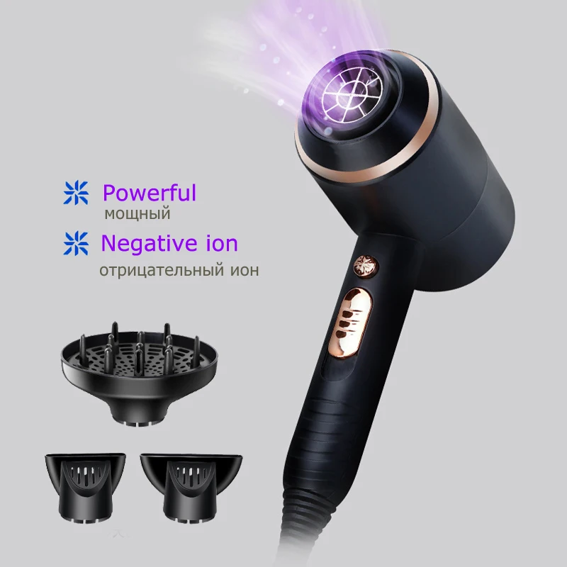 

Kemei 4000W Hair Dryer Professional Electric Blow Dryer Strong Power Blowdryer Hot /Cold Air Hairdressing Blow Hair Drying Tools
