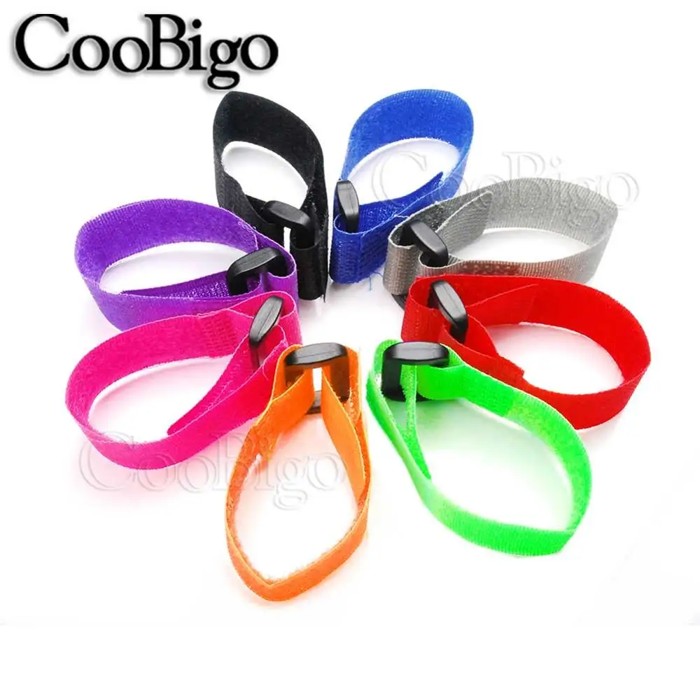 12 шт./лот нейлоновая обратная Пряжка velcros magic hook loop fastener кабельные стяжки velcroing strap