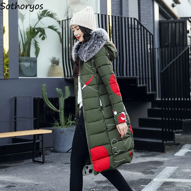 Женские парки двухсторонние высокое качество теплые тонкие пальто Зимняя парка