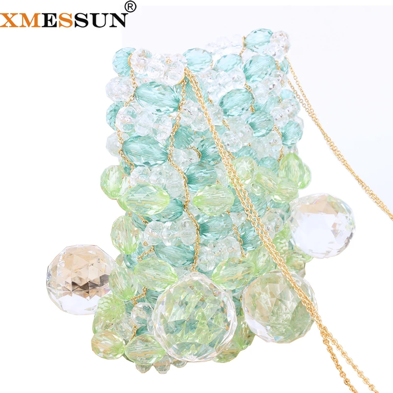 XMESSUN 2021 новая женская сумка из бисера модная Роскошная брендовая