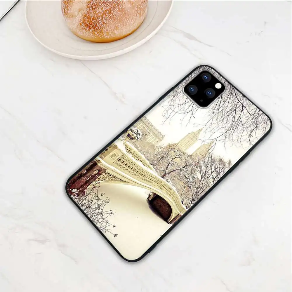 

Sale Winter New York Central Mobile Telephone Cover Case For Huawei P40 P30 P20 Pro P 10 P9 Lite 2016 2017 P Smart 2019 2020
