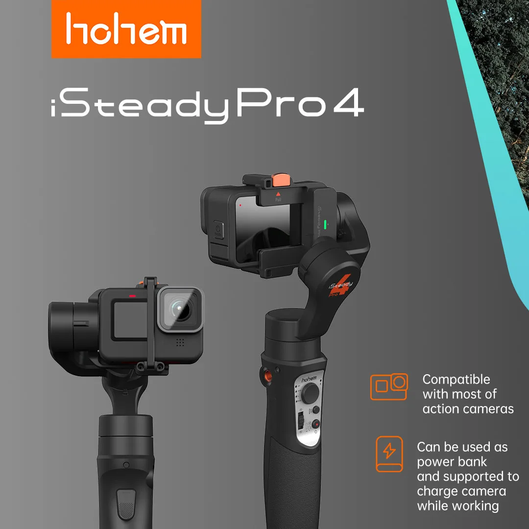 Hohem iSteady Pro 4 Gimbal Stabilizer for GoPro 10 Action Camera 3-Axis Handheld Gopro Hero 9 8 7 6 5 Osmo | Электроника