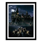 DIY Краски ing по номерам замок школе магии Краски по номерам для взрослых, молочница рамы для картин 40x50 см Настенный декор искусство