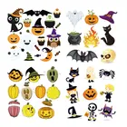 Термоклейкая нашивка ZOTOONE для Хэллоуина, аппликации в виде тыквы, термотрансферные нашивки для одежды, сделай сам