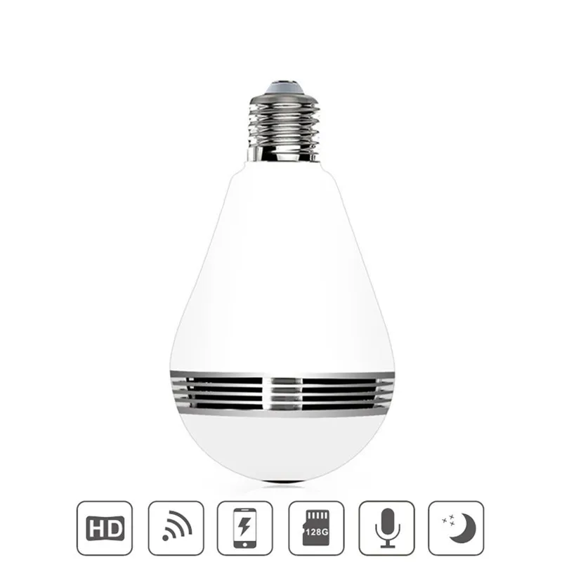 Последний Neasgor 1.3MP 960P WIFI IP светодиодное освещение лампа CCTV камера 360 градусов